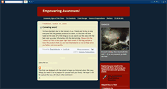 Desktop Screenshot of empoweringawareness.blogspot.com