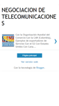 Mobile Screenshot of negociacionesdetelecomunicaciones.blogspot.com