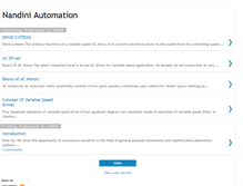 Tablet Screenshot of nandiniautomation.blogspot.com