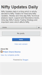Mobile Screenshot of nifty-updates-daily.blogspot.com