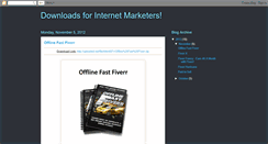 Desktop Screenshot of marketingdownloads.blogspot.com