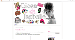 Desktop Screenshot of dicasdaisabelle.blogspot.com