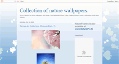 Desktop Screenshot of natureframes.blogspot.com