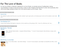 Tablet Screenshot of fortheloveofbookz.blogspot.com