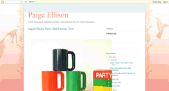 Desktop Screenshot of paigeellison.blogspot.com