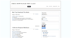 Desktop Screenshot of mp3id.blogspot.com