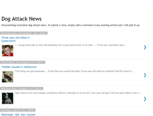 Tablet Screenshot of dogattacknews.blogspot.com