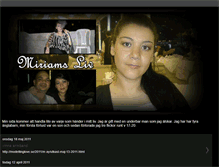Tablet Screenshot of miriamsliv.blogspot.com