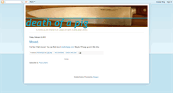 Desktop Screenshot of deathofapig.blogspot.com