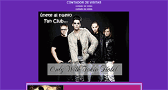 Desktop Screenshot of onlywithtokiohotel.blogspot.com