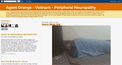 Desktop Screenshot of agentorangevietnam.blogspot.com