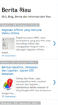 Mobile Screenshot of berita-riau.blogspot.com
