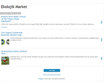 Tablet Screenshot of ekolojikmarket.blogspot.com