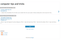 Tablet Screenshot of pc-computer-tips-tricks.blogspot.com