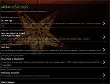 Tablet Screenshot of melaniesalcedo.blogspot.com