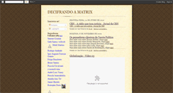 Desktop Screenshot of decifrandoamatrix.blogspot.com