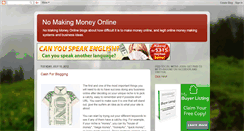 Desktop Screenshot of nomakingmomeyonline.blogspot.com