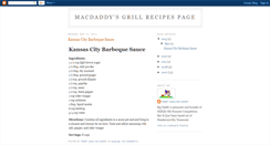 Desktop Screenshot of macdaddysgrillrecipes.blogspot.com