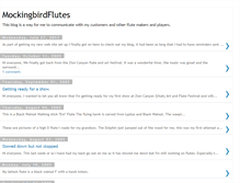 Tablet Screenshot of mockingbirdflutes.blogspot.com