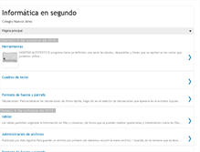 Tablet Screenshot of informaticaensegundo.blogspot.com
