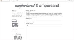 Desktop Screenshot of ampersand-and-ampersand.blogspot.com