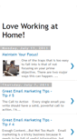 Mobile Screenshot of love-working-at-home.blogspot.com
