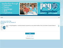 Tablet Screenshot of electpegbumgardner.blogspot.com