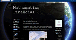 Desktop Screenshot of mathematicsfinancial.blogspot.com