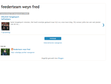 Tablet Screenshot of feederteamweynfred.blogspot.com