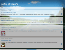 Tablet Screenshot of coffee-at-claires.blogspot.com