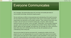 Desktop Screenshot of everyonecommunicates.blogspot.com