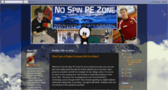 Desktop Screenshot of nospinpezone.blogspot.com