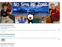 Tablet Screenshot of nospinpezone.blogspot.com