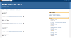 Desktop Screenshot of homelesslandlord.blogspot.com