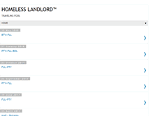 Tablet Screenshot of homelesslandlord.blogspot.com