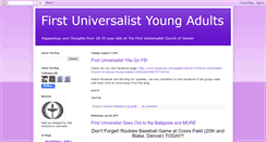 Desktop Screenshot of firstuniversalistyoungadults.blogspot.com