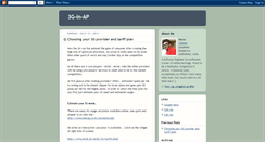 Desktop Screenshot of 3g-in-ap.blogspot.com