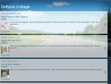 Tablet Screenshot of dollytubcottage.blogspot.com