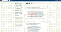 Desktop Screenshot of ngochanhotel.blogspot.com
