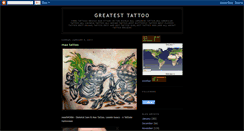 Desktop Screenshot of greatesttattoo.blogspot.com