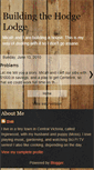 Mobile Screenshot of buildingthehodgelodge.blogspot.com
