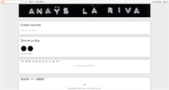 Desktop Screenshot of anayslariva.blogspot.com