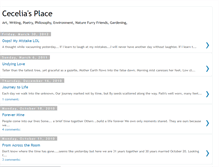 Tablet Screenshot of ceceliasplace.blogspot.com