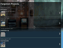 Tablet Screenshot of forgottenprojects.blogspot.com