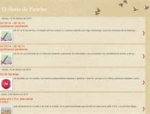 Tablet Screenshot of eldiariodepancho.blogspot.com