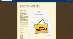 Desktop Screenshot of larepublicadelcine.blogspot.com