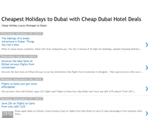 Tablet Screenshot of cheapestholidaysdubai.blogspot.com