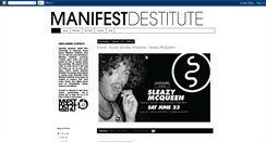Desktop Screenshot of manifestdestitute.blogspot.com