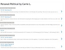 Tablet Screenshot of personalpoliticalbycarrie.blogspot.com