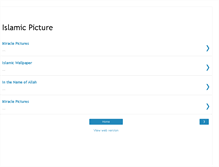 Tablet Screenshot of islamic-time-picture-wallpaper.blogspot.com